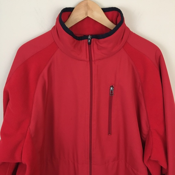 Tommy Hilfiger Jacket Red Mens Zip Front Jacket XXL. - Picture 2 of 10